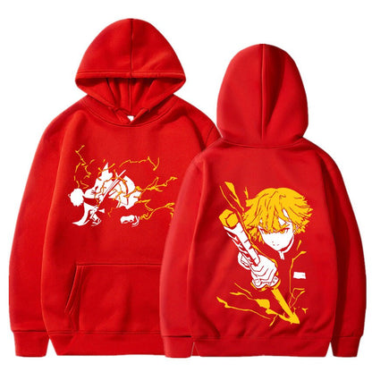 Demon Slayer Hoodie Agatsuma Zenitsu Hoodie