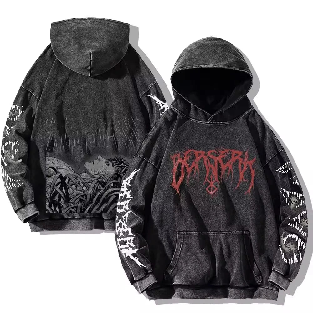 Berserk Vintage Washed Hoodie