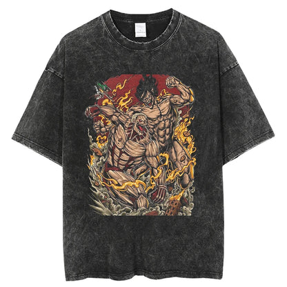 Attack on Titan Vintage Washed T-Shirt