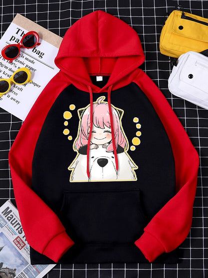 Spy X Family Cute Anya And Bond Forger Hoodie