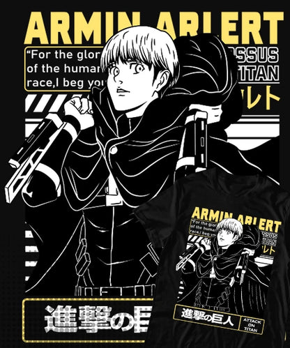 Attack on Titan Armin Arlert Batalla Final T-Shirt