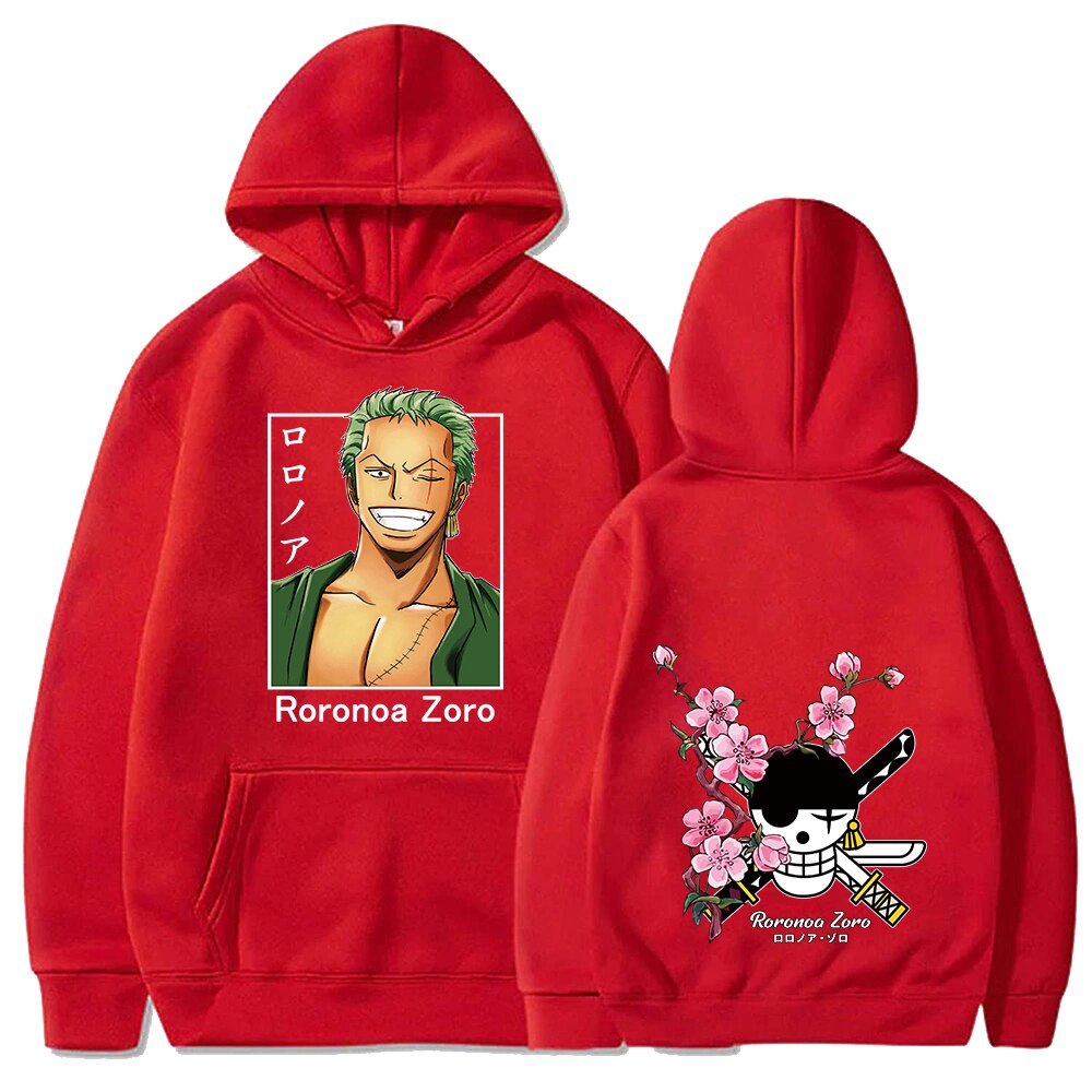 One Piece Roronoa Zoro Prints Pullover Hoodies