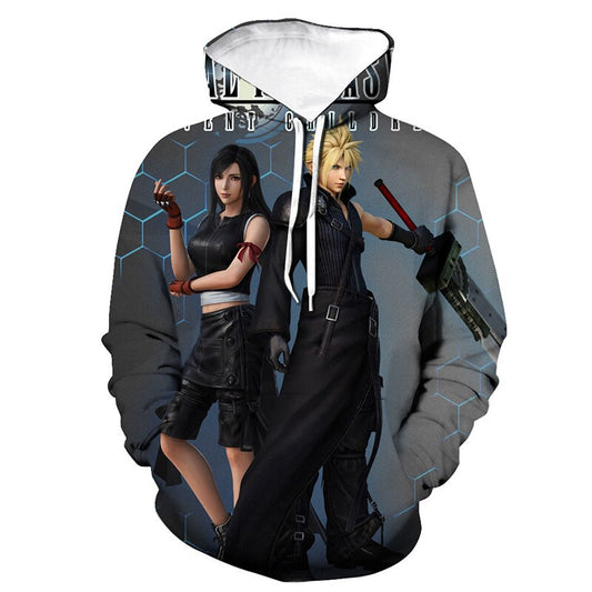 Final Fantasy 3D Print Hoodie