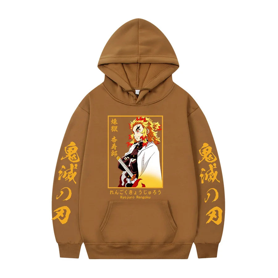 Demon Slayer Kyojuro Rengoku Hoodie