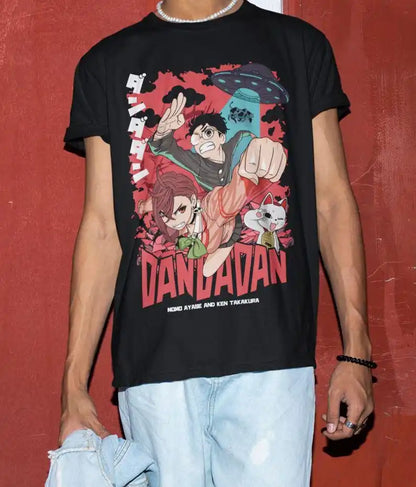 Dandadan Momo Ayase Okarun T-Shirt