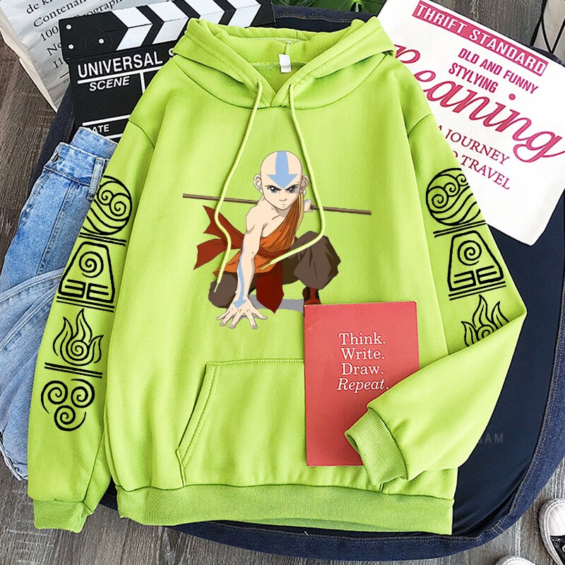 Avatar The Last Airbender Manga Aang  Hoodie