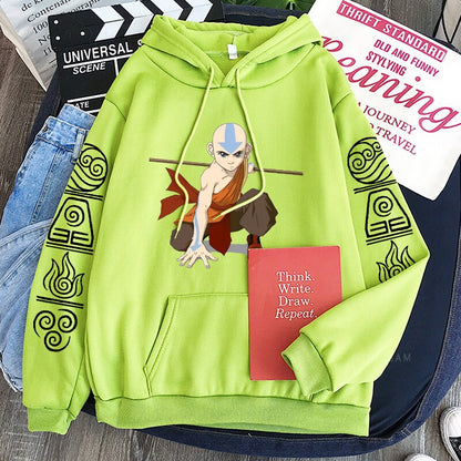 Avatar The Last Airbender Manga Aang  Hoodie