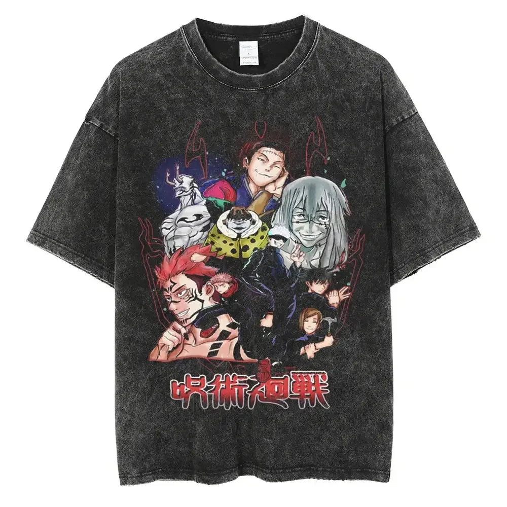 Jujutsu Kaisen Vintage Washed T-shirt