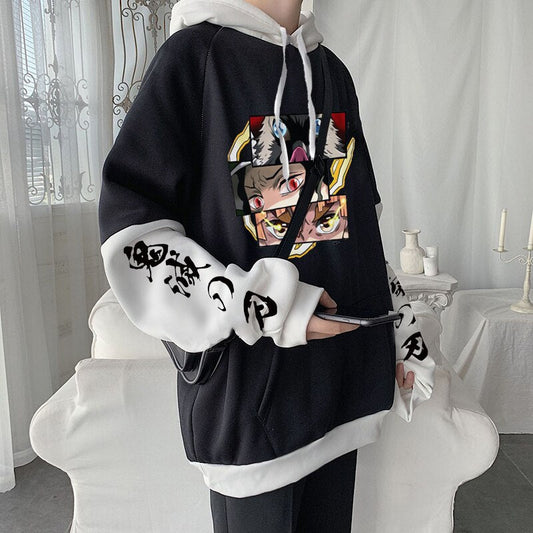 Demon Slayer Kibutsuji Muzan Printed Hoodies