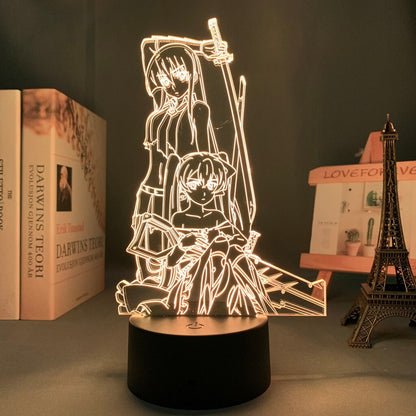 Akame Ga Kill 3D Lamp