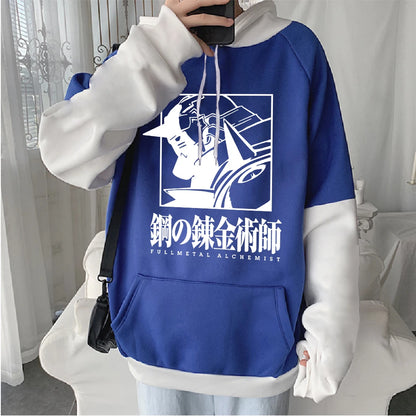 Anime Fullmetal Alchemist Alphonse Elric Graphic Hoodie