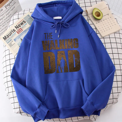 The Walking Dad Printing Hoodie