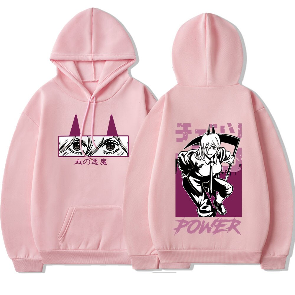 Chainsaw Man Makima Power Denji Graphic Print Hooded