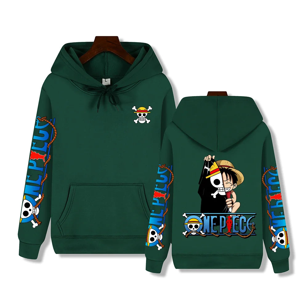 One Piece flag Luffy Creative Hoodie