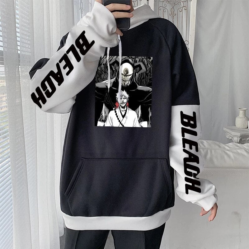 Bleach Gothic Streetwear Long Sleeve Hoodie