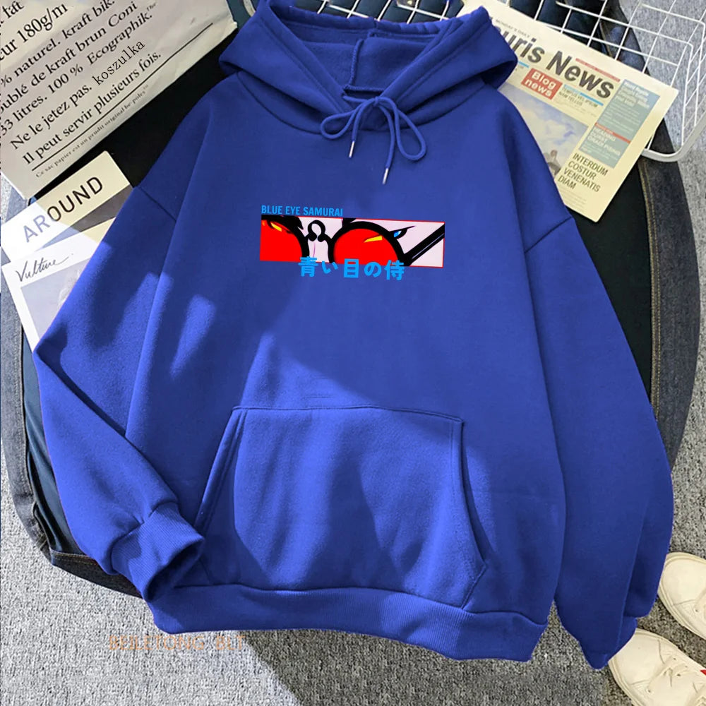 Blue Eye Samurai Japan Style Hoodies