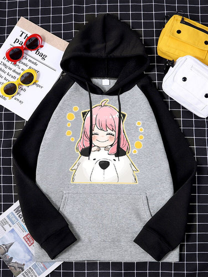 Spy X Family Cute Anya And Bond Forger Hoodie