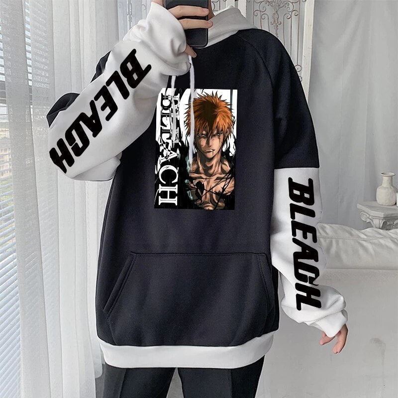 Bleach Gothic Streetwear Long Sleeve Hoodie