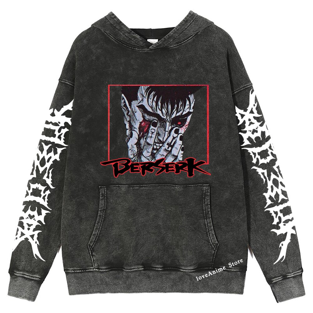 Berserk Retro Style Hoodie