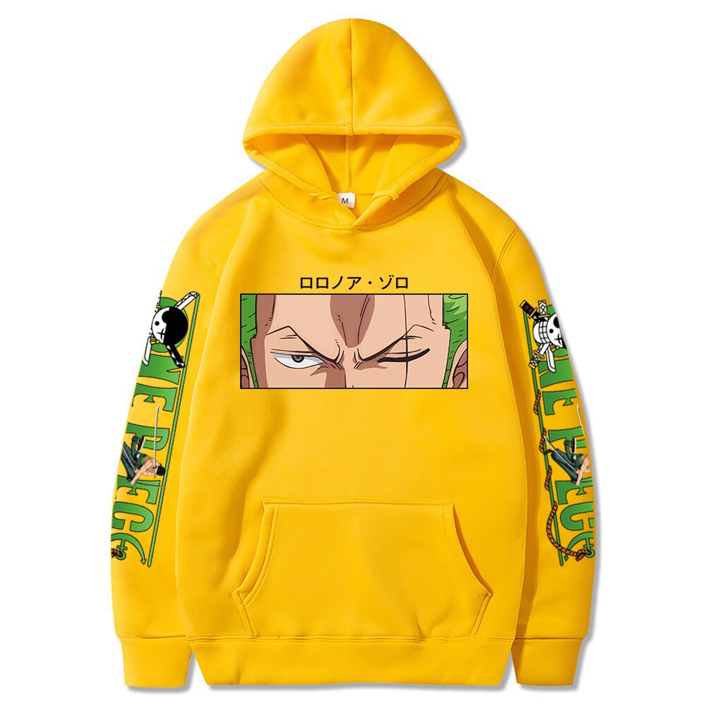 Roronoa Zoro Print Hoodies