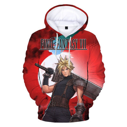 Final Fantasy 3D Print Hoodie