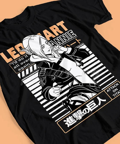 Attack on Titan Annie Leonhart Batalla Final T-shirt