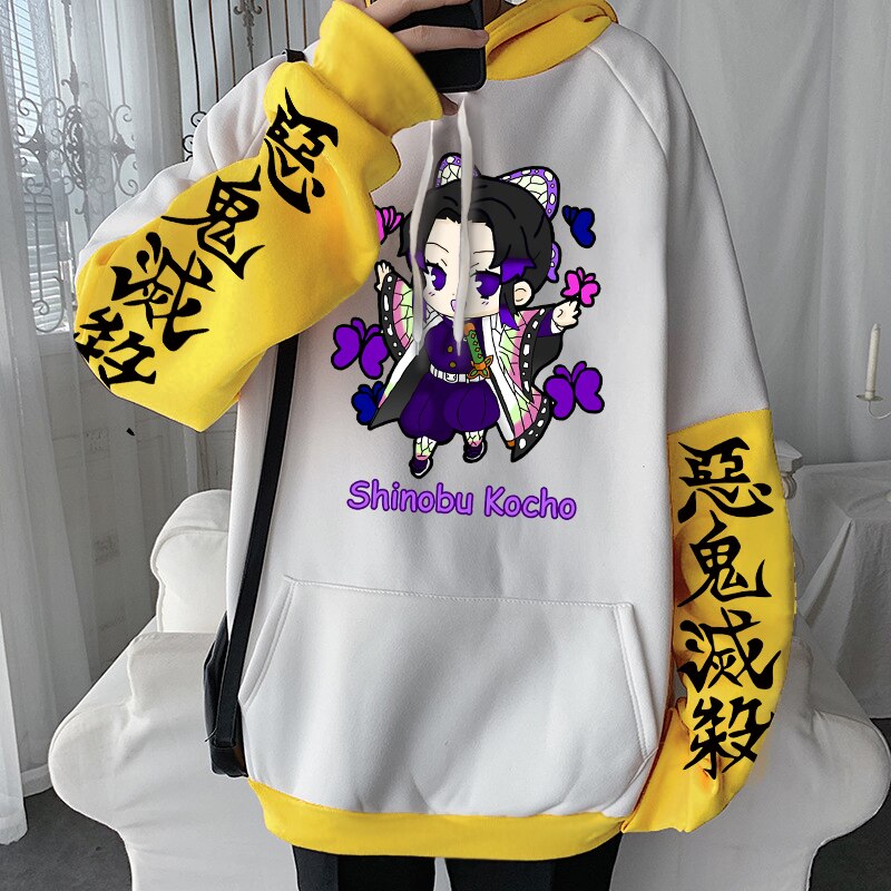 Demon Slayer Butterfly Girl Shinobu Kochou Hoodies