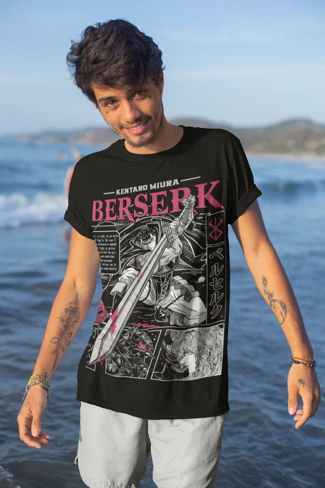 Berserk Manga Strip Guts T-Shirt