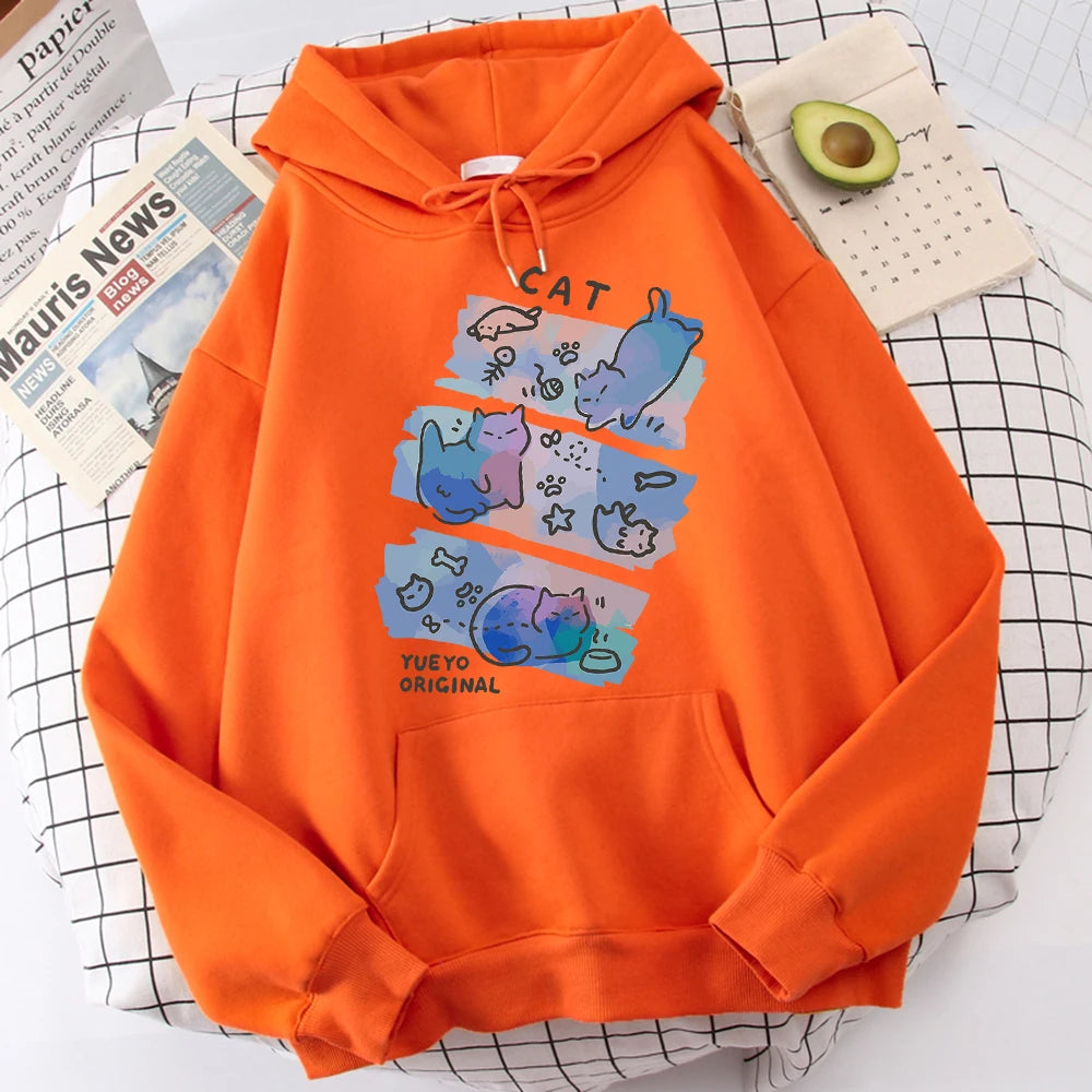 Fat Cat Fantasies Fishing In The Water To Eat Fish Boy Hoodie