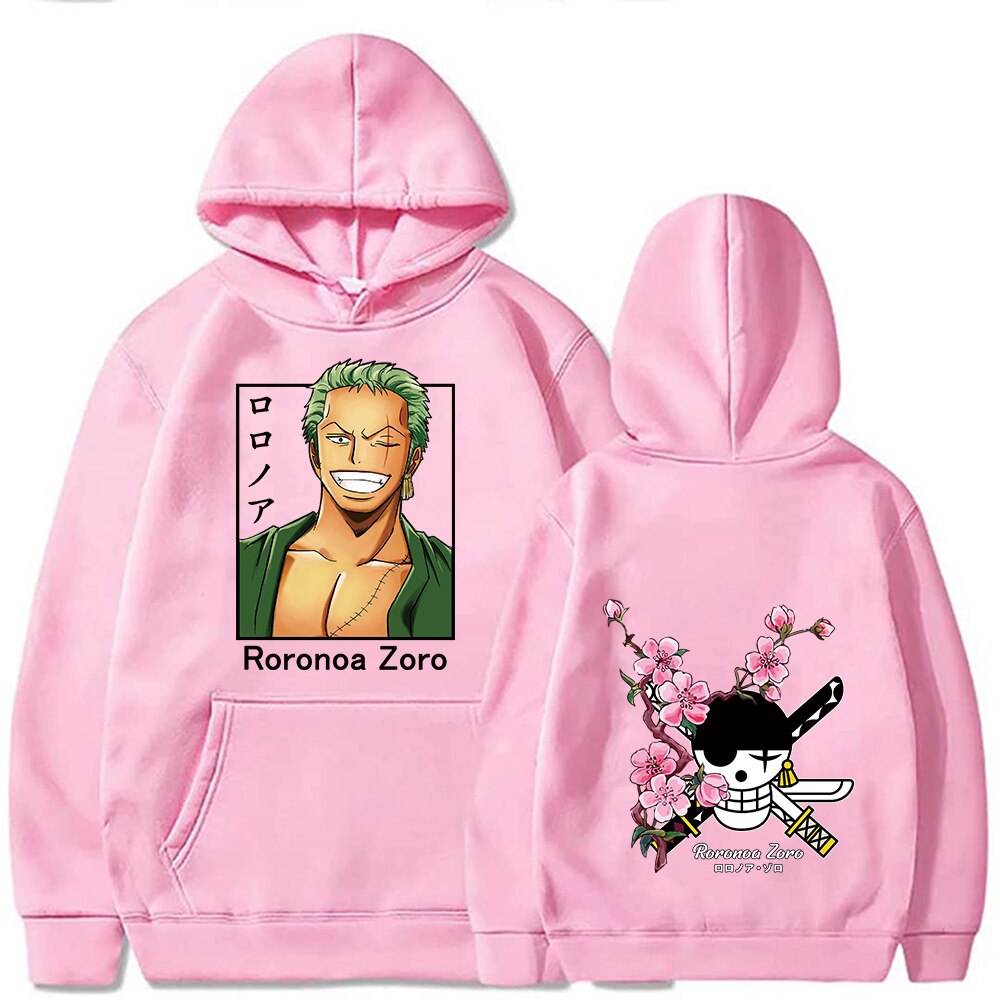 One Piece Roronoa Zoro Prints Pullover Hoodies