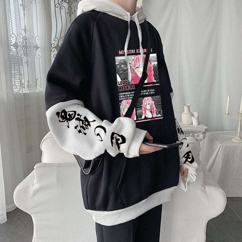 Demon Slayer Aesthetic Mitsuri Kanroji Hoodies