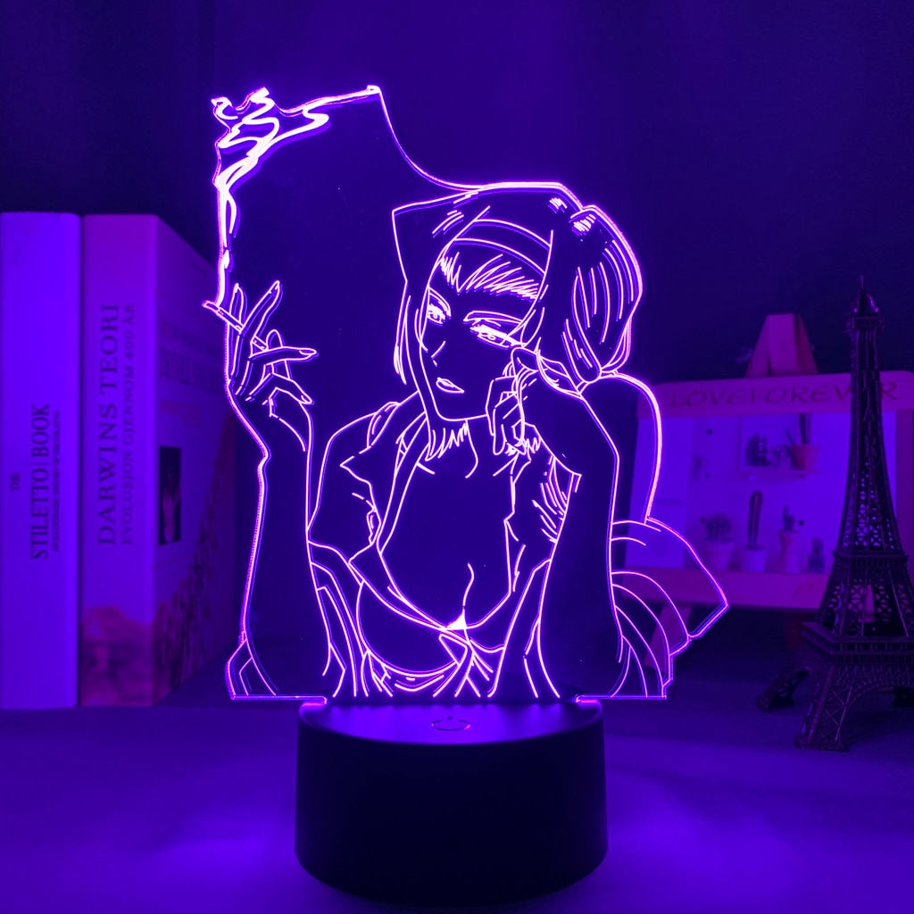 Cowboy Bebop Faye Valentine 3D Lamp