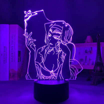 Cowboy Bebop Faye Valentine 3D Lamp