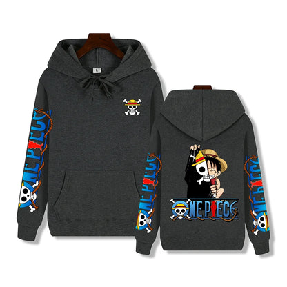 One Piece flag Luffy Creative Hoodie