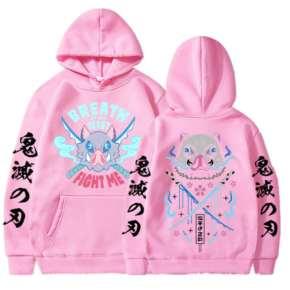 Demon Slayer Fight Inosuke Hoodie