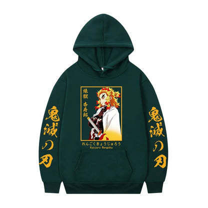 Demon Slayer Kyojuro Rengoku Hoodie