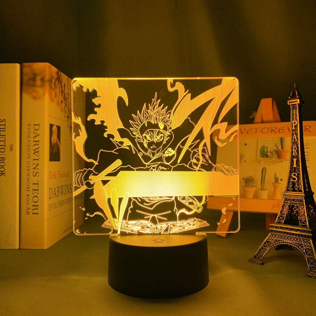 Anime Black Clover  3D Lamp