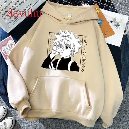 Hunter X Hunter Killua Zoldyck Devil Eye Print Hoodies