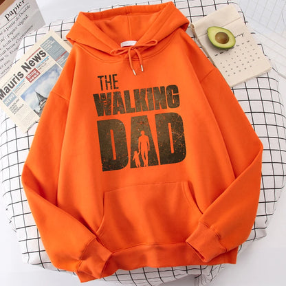 The Walking Dad Printing Hoodie