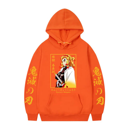 Demon Slayer Kyojuro Rengoku Hoodie