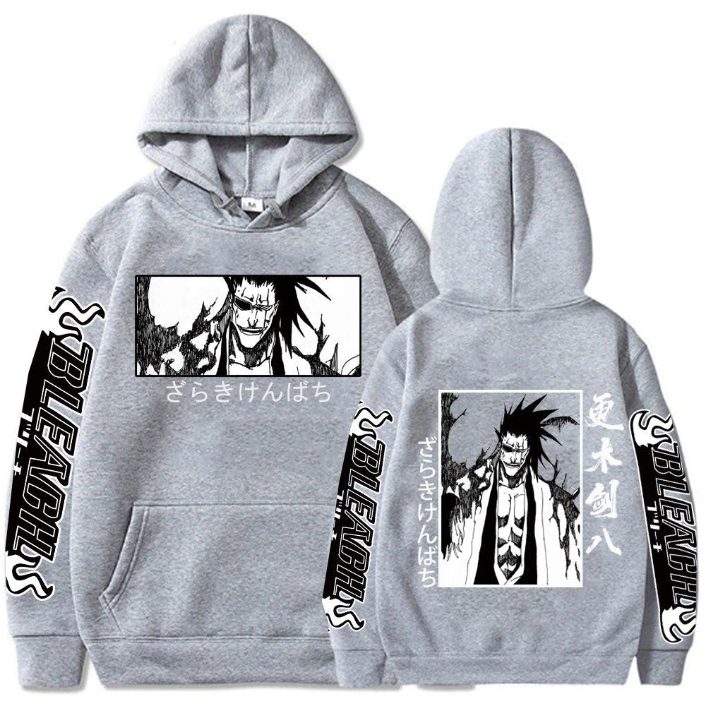 Bleach Y2K Zaraki Kenpachi Hoodies