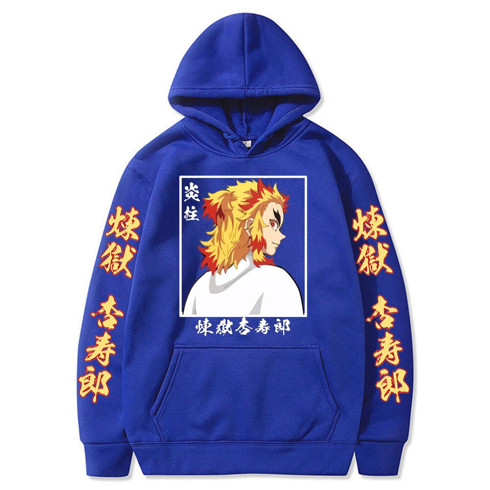 Demon Slayer Rengoku Kyojuro The Flame Hashira Hoodie