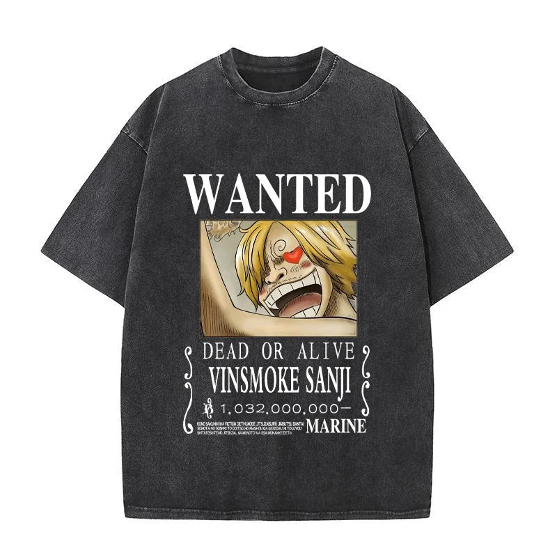 One Piece Nika Monkey D. Luffy Law Sanji T-shirt