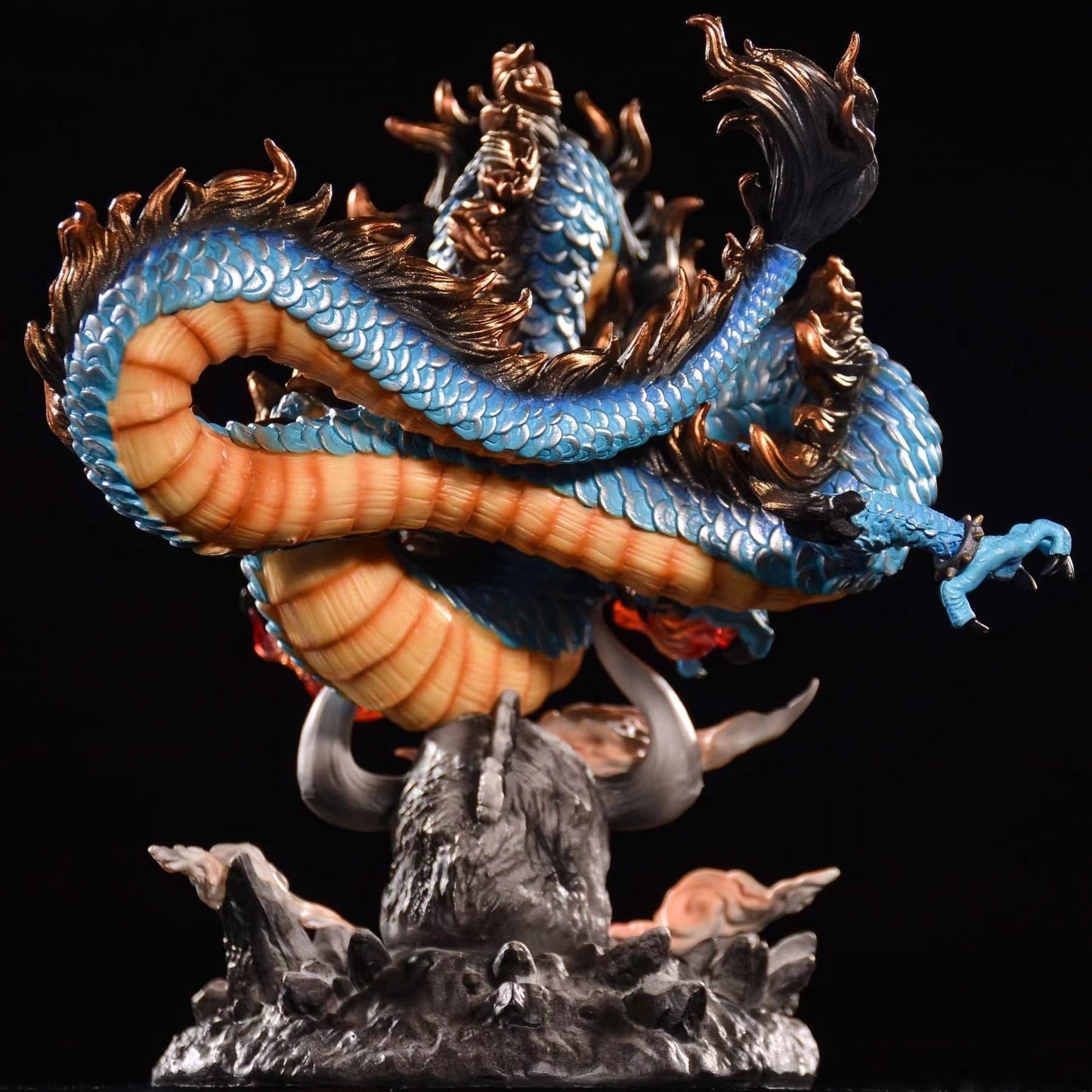 One Piece Kaido Dragon Four Emperors With Lamp PVC Action Model