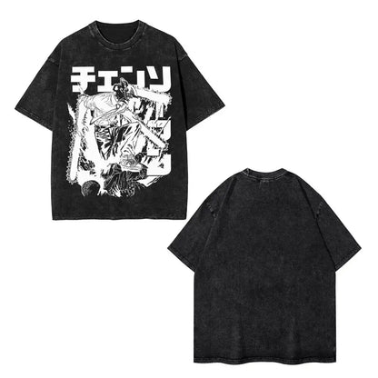 Chainsaw Warrior Washed T-Shirts