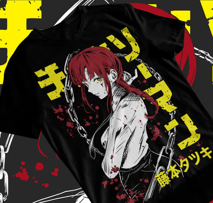 Makima Chainsaw Man Pochita Denji T-Shirt