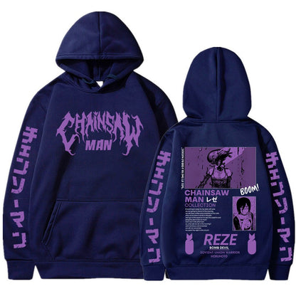 Chainsaw Man Reze Print Hoodie