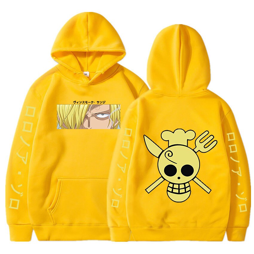 One Piece Sanji Print Hoodie