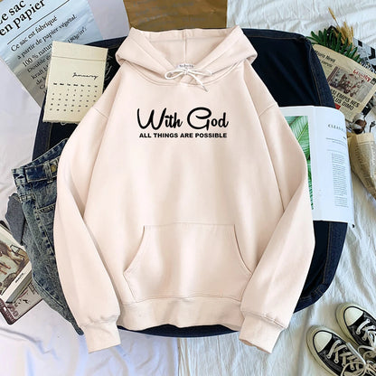 With God All Things Are Possible Hoodie