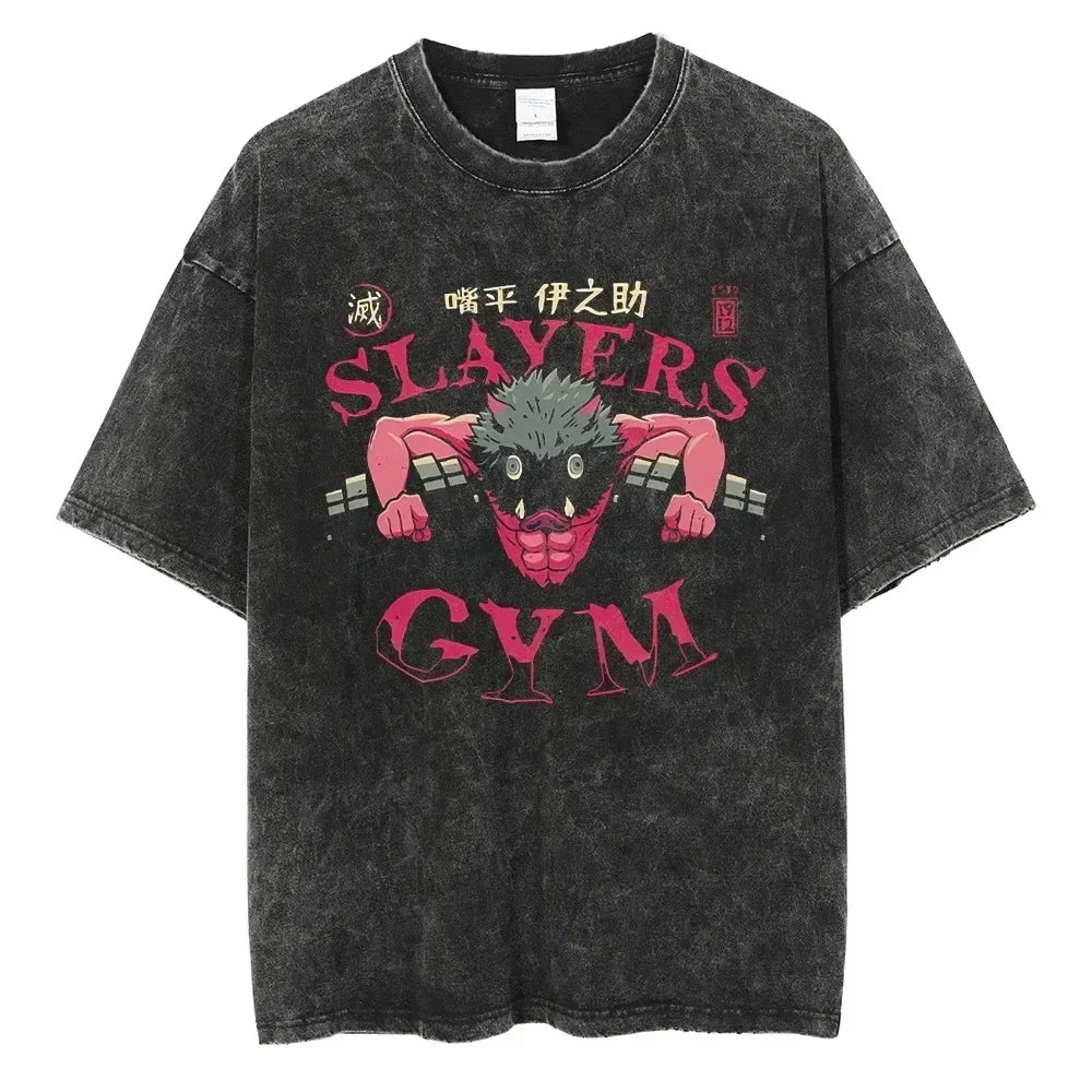 New Demon Slayer Vintage Washed T-Shirt